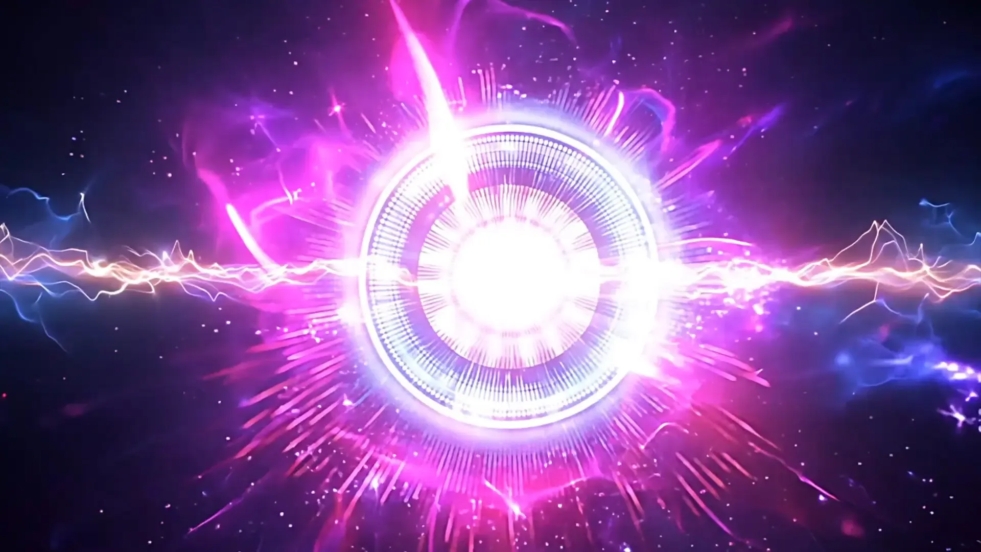 Neon Pulse Energy Burst Overlay for High-Impact Logo Animation